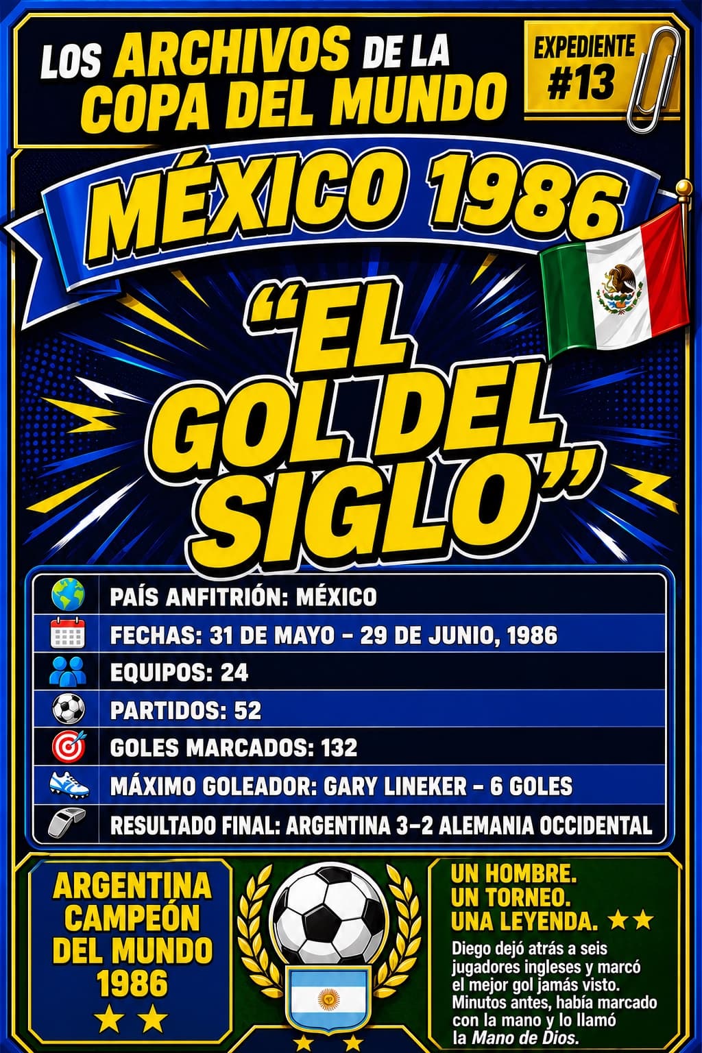 Donde Maradona se hizo inmortal